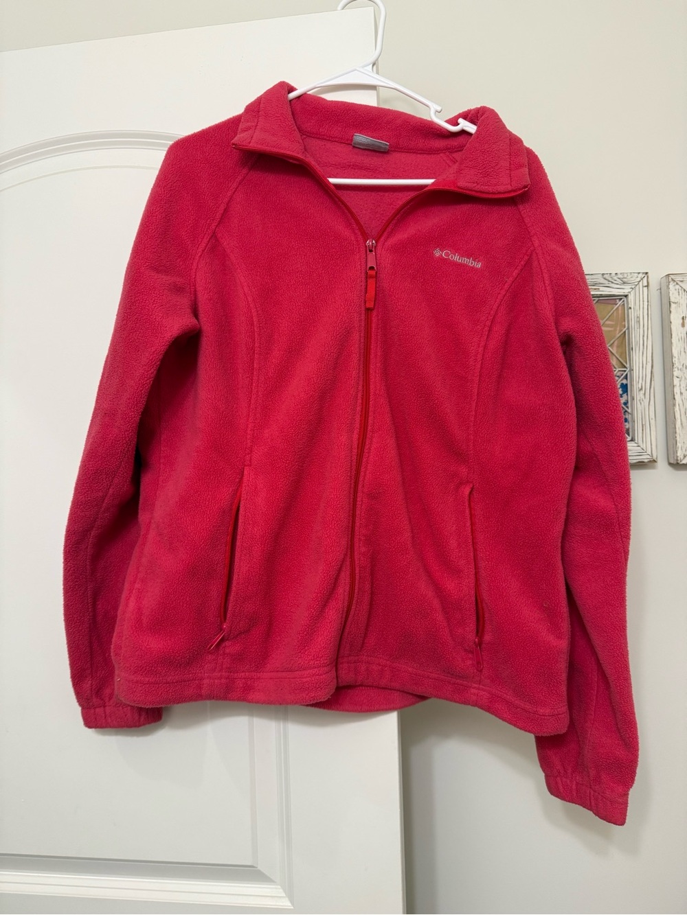 Columbia Kids Red Full-Zip Fleece Jacket